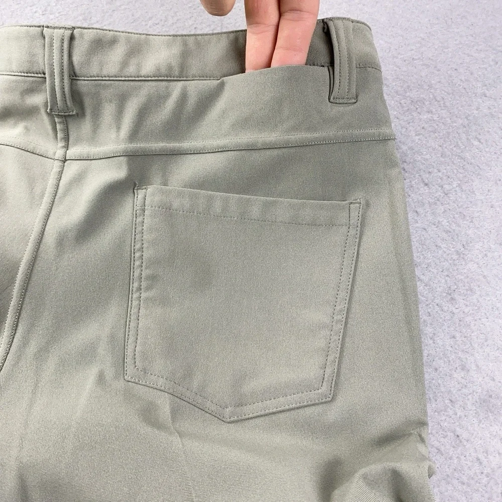 Rye 51 Voyager Mens 33x28 Green Flat Tech Blend Golf Performance Chino Pants - Picture 6 of 10